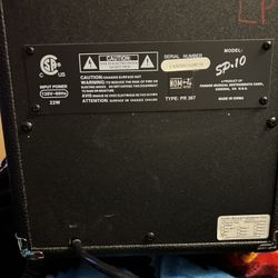 Fender Sp-10 Amp