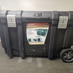Husky 37 in. Rolling Tool Box Utility Cart Black