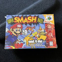 Nintendo 64 Smash Bros N64 Game