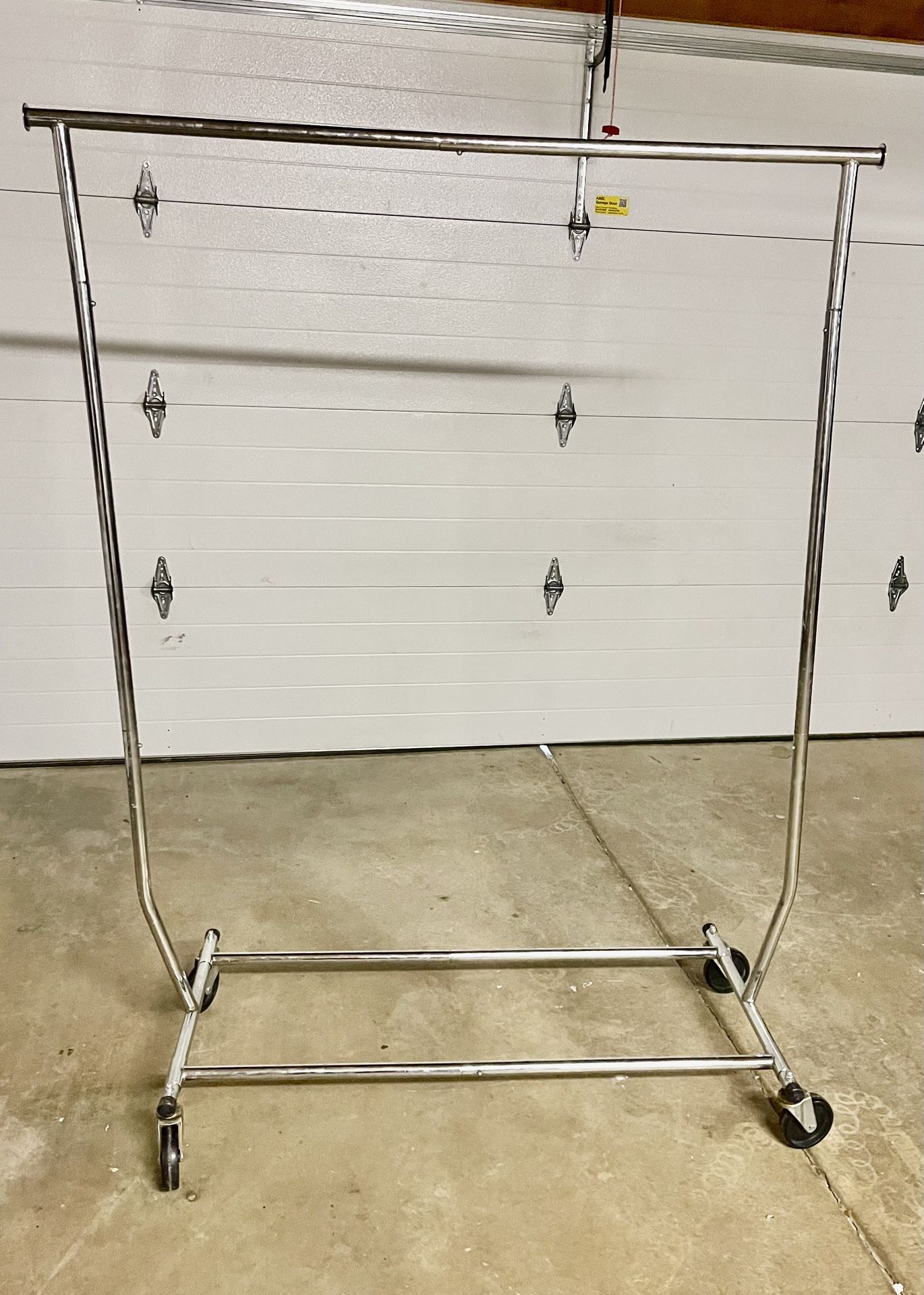 Clothing Rack- Portable Rolling Collapsible 
