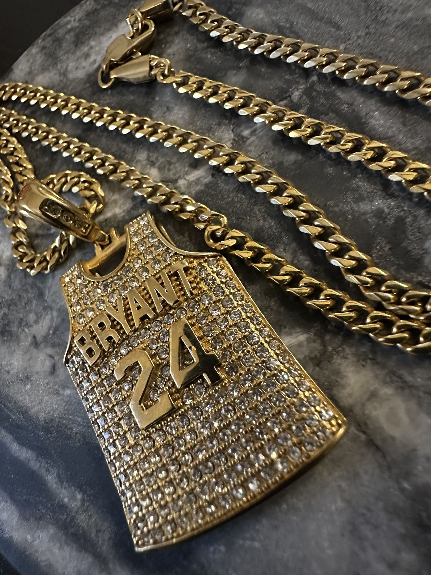Kobe Bryant Jersey Necklace