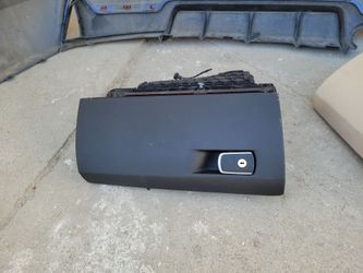 Car Glove Box with Locking Latch