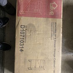 4 Drawer Storage Cabinet
