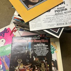 Box Full Of Vinyl Records