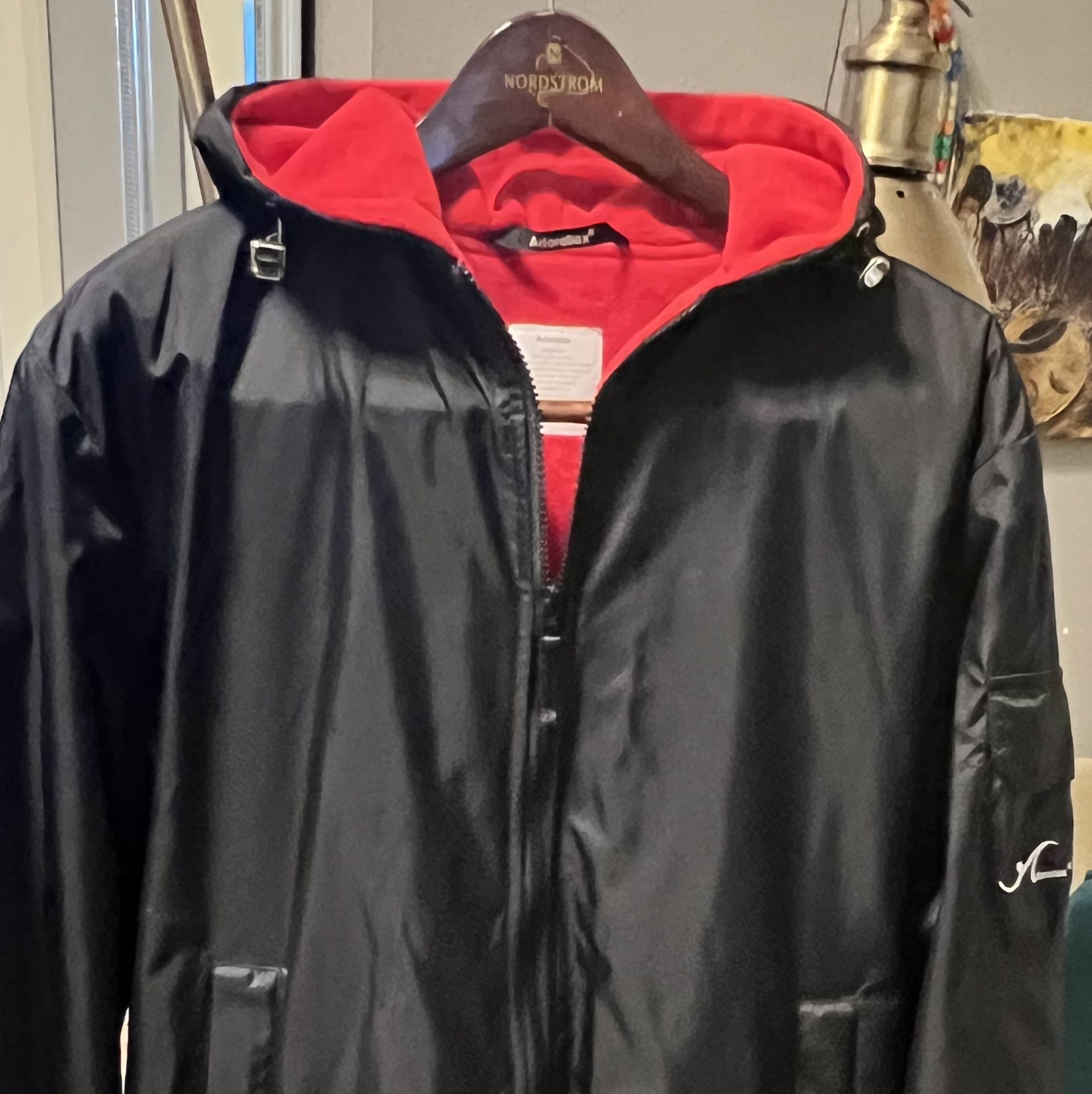 Adoretex Unisex Waterproof Long Fleece Swim Parka Warm Jacket