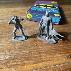 Batman And Joker Metal Figurines 