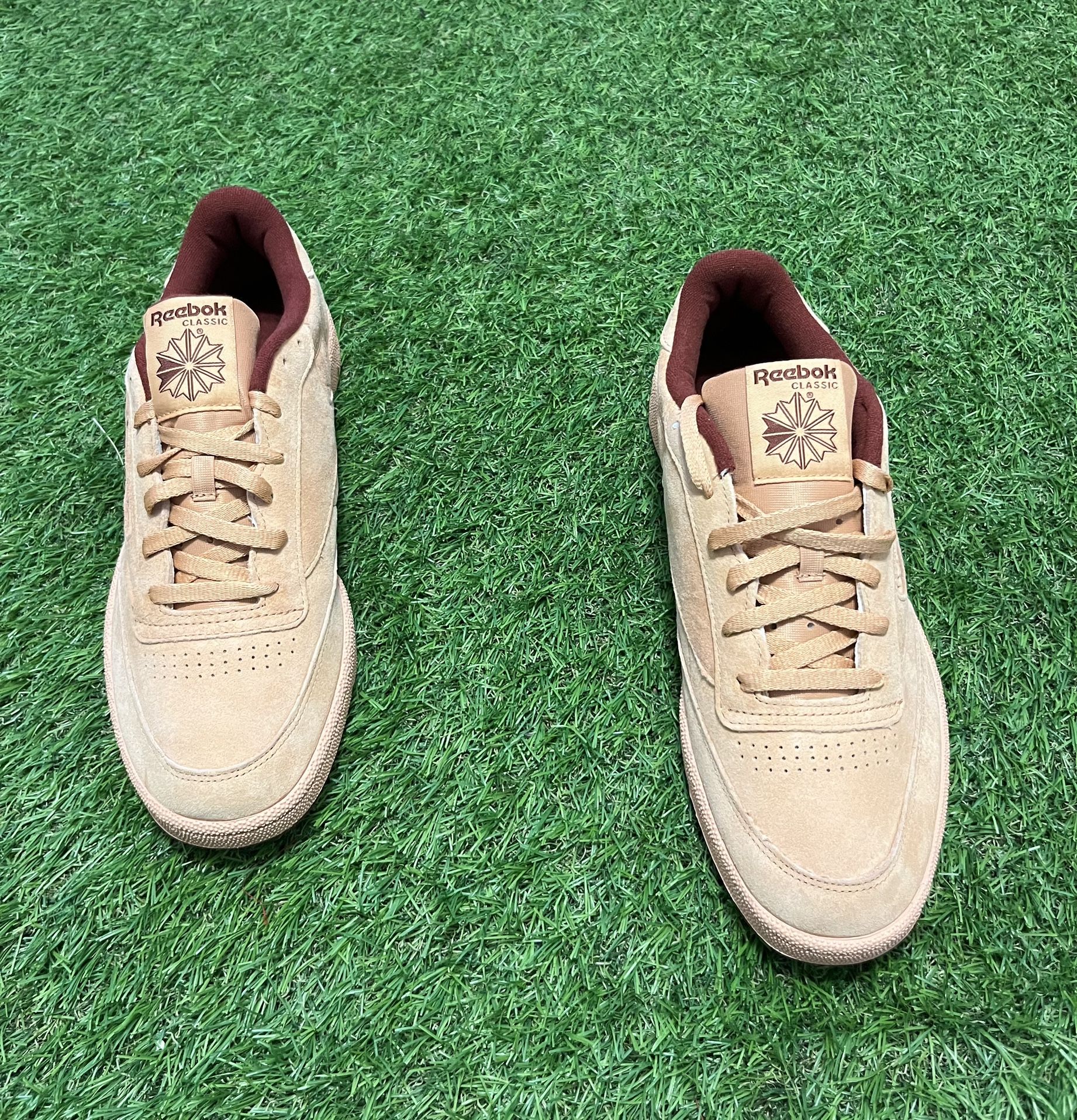 Reebok Men's Club C 85 Clay/Rich Maroon Sneakers 100201182