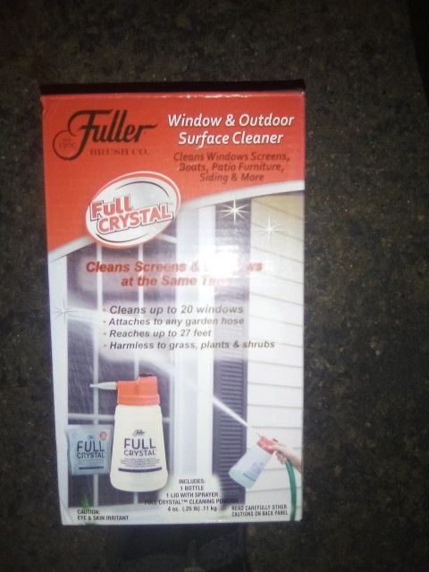Fuller Crystal Window & Outdoor Surface Cleaner X2