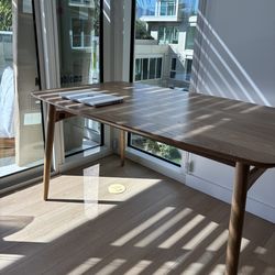 Wooden Dining table seats 6