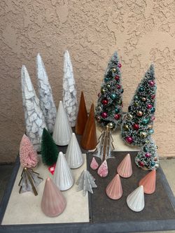 mini christmas tree decor