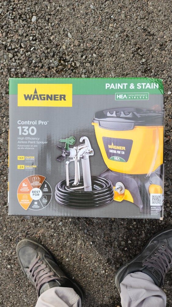 Wagner pait sprayer control pro 130 hea stain
Brand new,