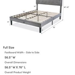 Full Sized Head Board For Sale