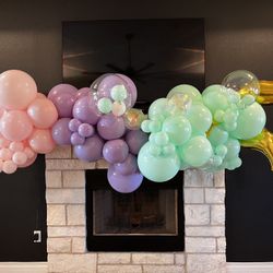 8ft Mermaid Theme Balloon Garland 