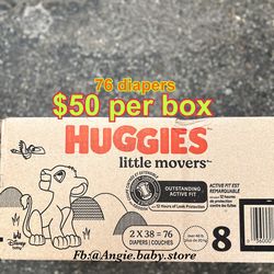 Huggies little movers size 8