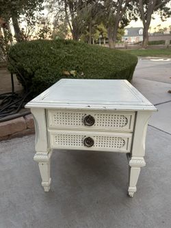 Cute French country end table