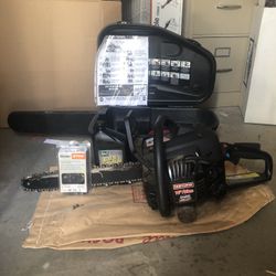 Chainsaw - Gas Powered Craftsman with Storage Case