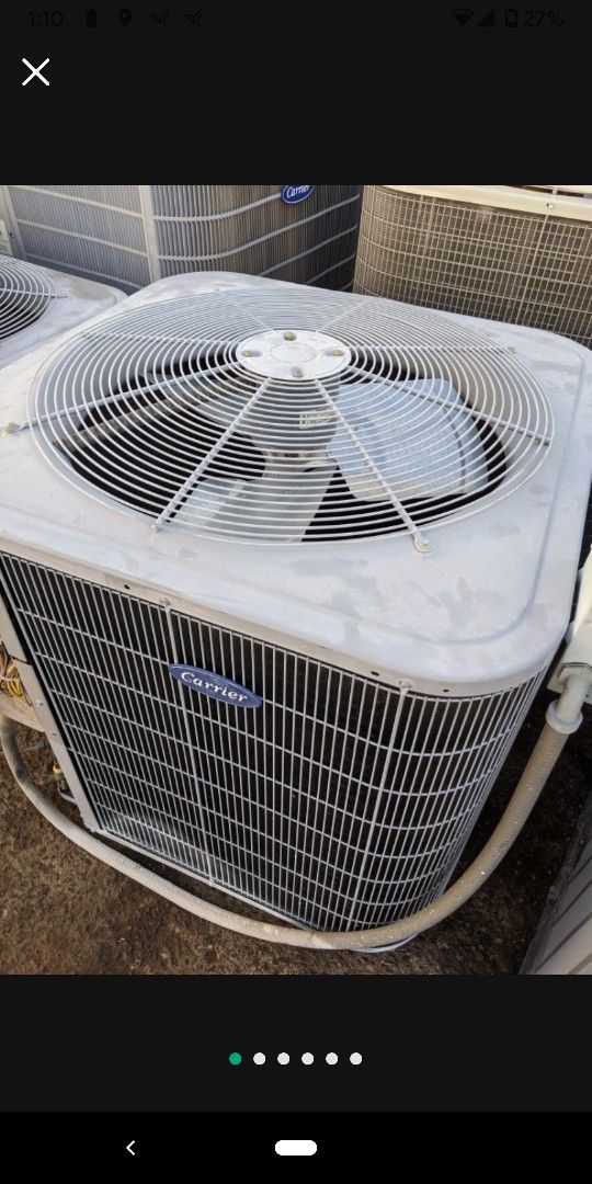 2009 Carrier 3 ton AC condenser Heat Pump r410a