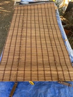 Bamboo slat blind