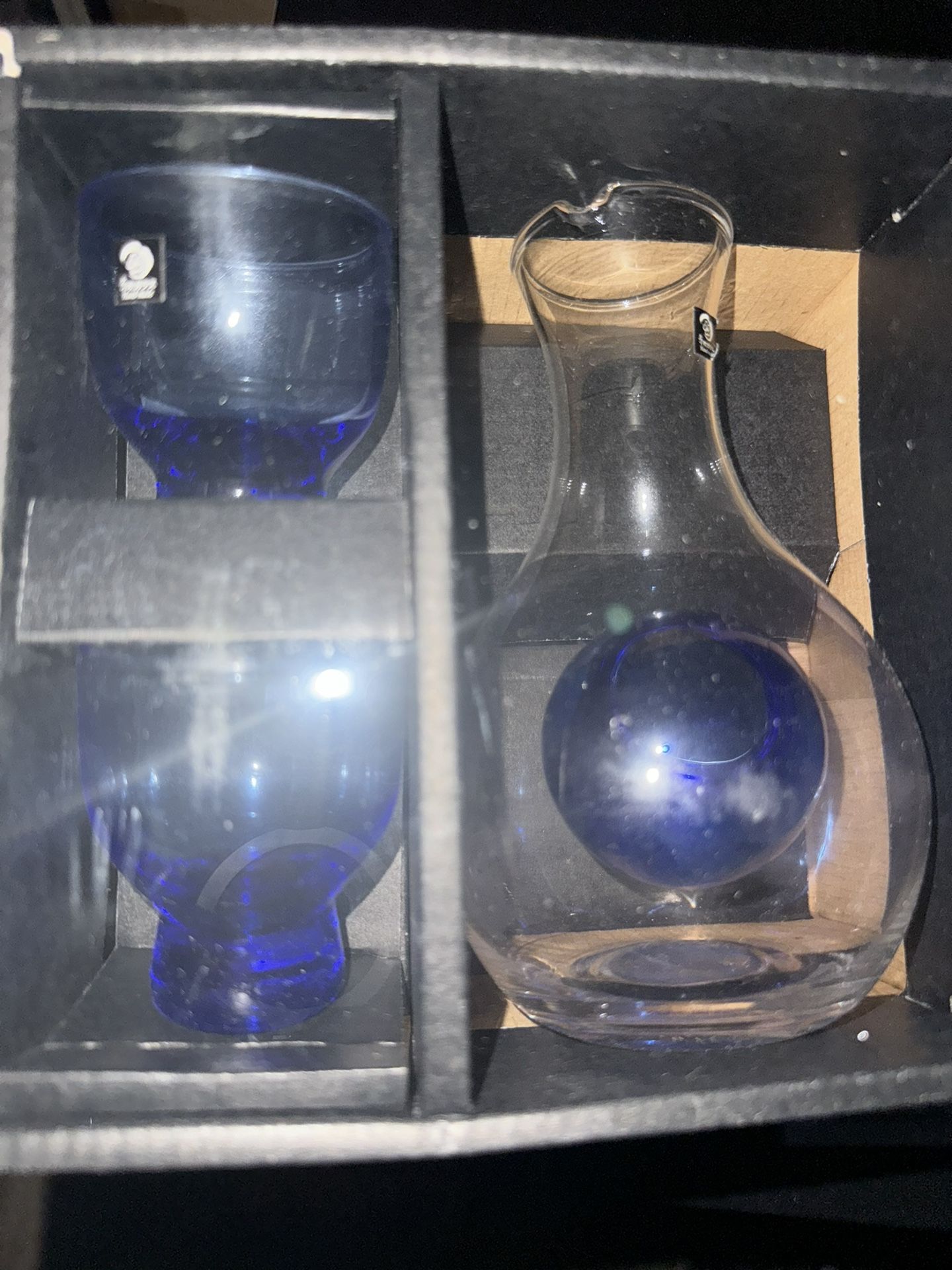 GLASS SAKE SET (NEW)