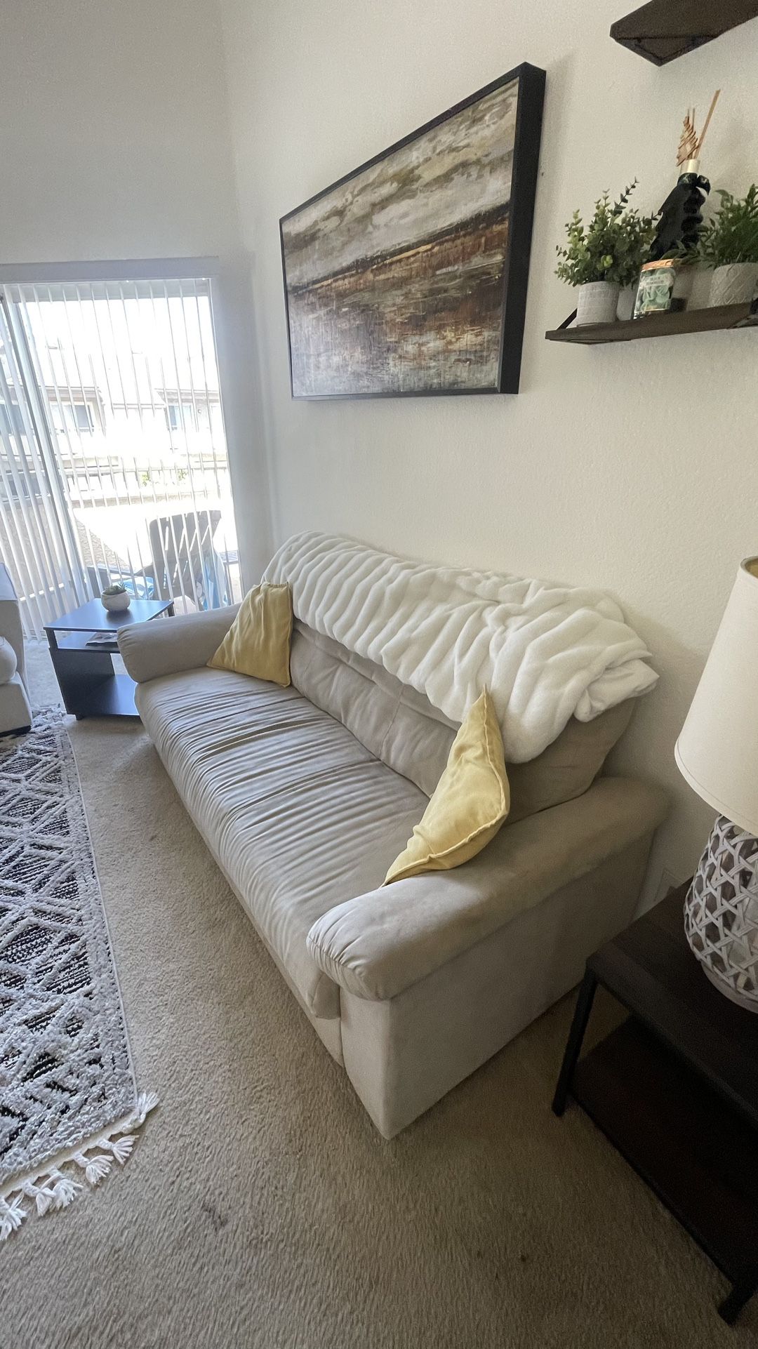 MOVING SALE!! Tan Couch