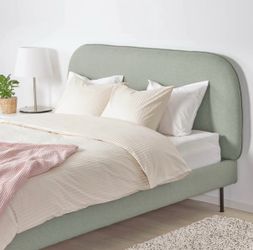 IKEA Queen Bed Frame -  VADHEIM upholstered