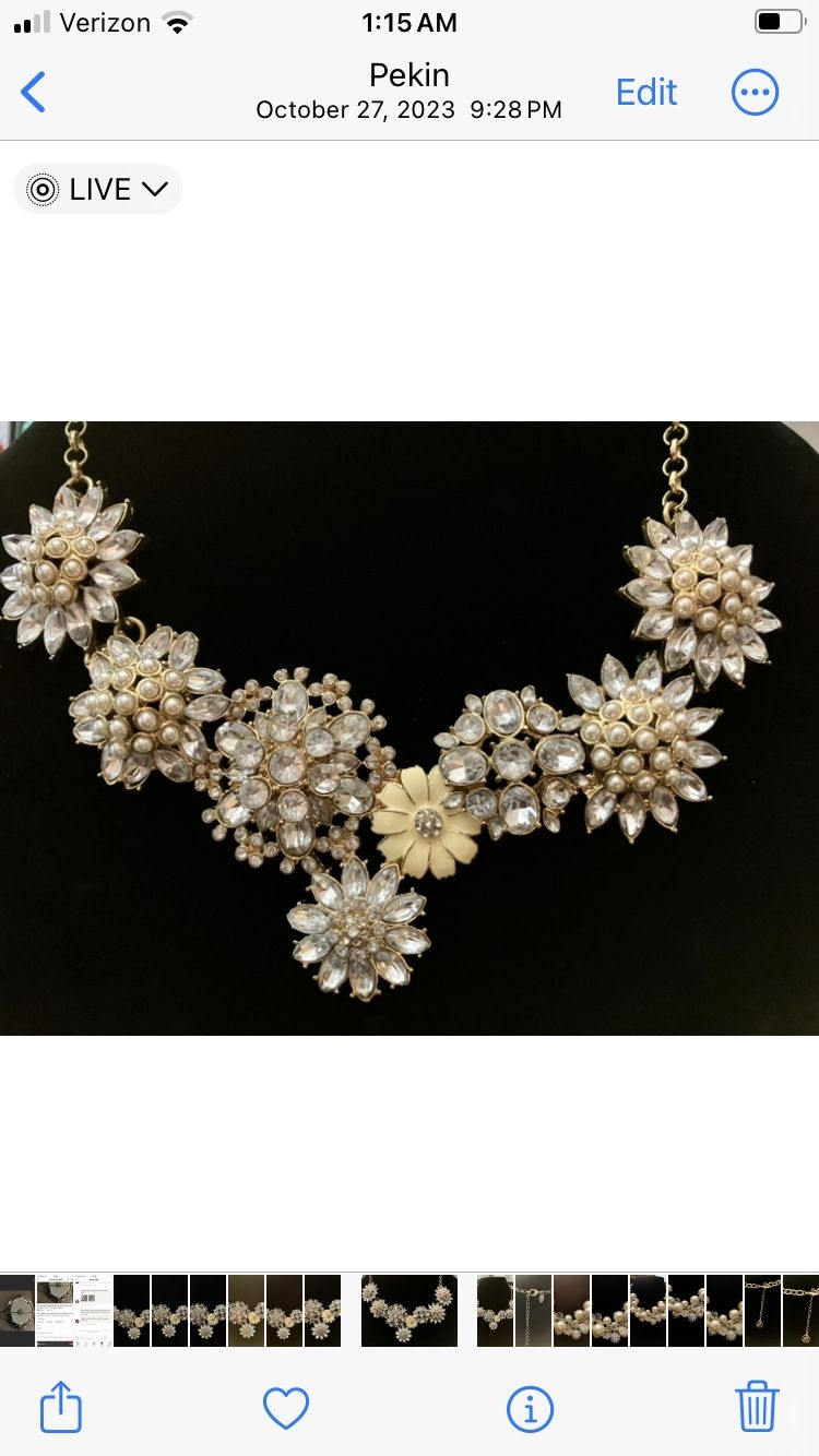Amazing New Show Piece Crystal Necklace