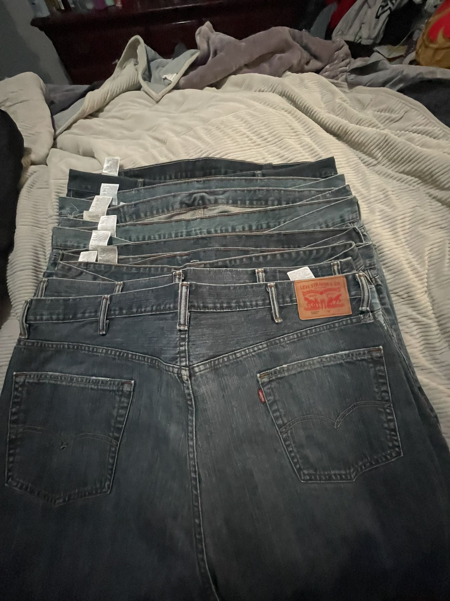 10 Pairs Of Levi’s Jeans Size 46 GREAT CONDITION 