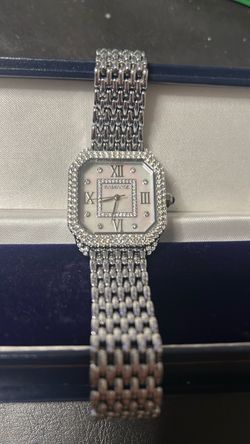 Radiance Silver Crystal Women's Watch
