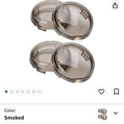 NEW ZYTC Smoked Harley Turn Signal Lens Covers Lenses for Harley-Davidson Pack of 4