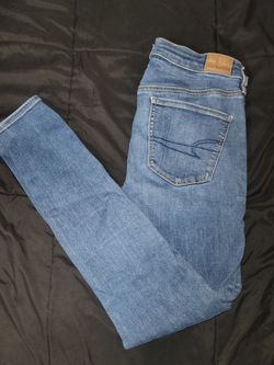 American Eagle Blue Skinny Jeans