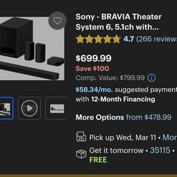 Sony theater system 6