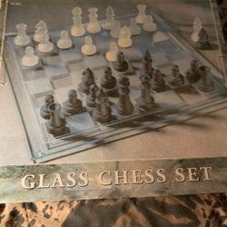 Glass Chess Set