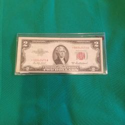1953 Red Seal With A Star Rare Low Serial # $150