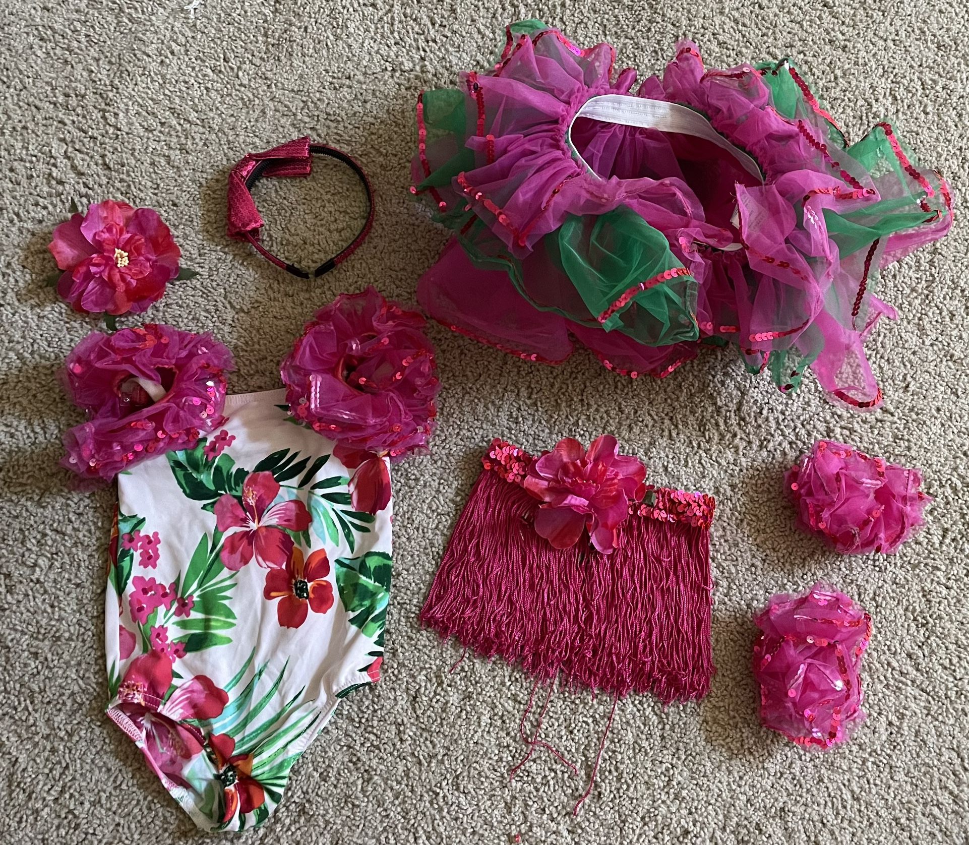 Girls XS Or Size 4/5 Pageant Outfit Or Ballet Uniform