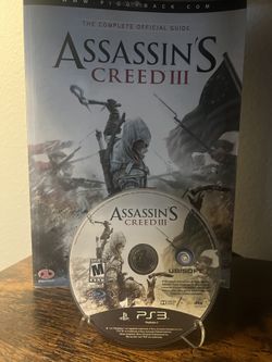 Assassins Creed 3 PS3 with Guide
