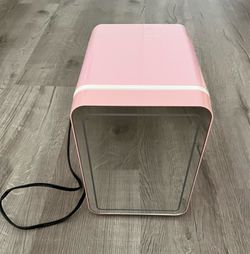 Cute Pink Mini Fridge | Hot & Cold | Skincare, Drinks & Snacks | Works Great