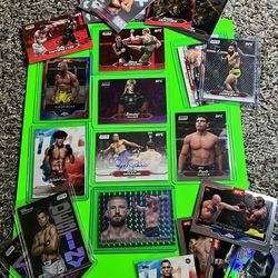 Sports card lot - UFC NBA MLB NFL