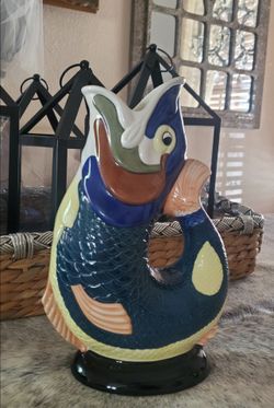 Dartmouth Gurgling Fish Jug England