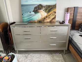 Beautiful grey/ silver dresser