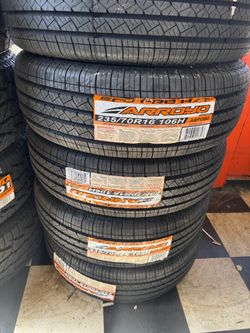 📲✅235/70/16 vendo set de llantas nuevas Arroyo