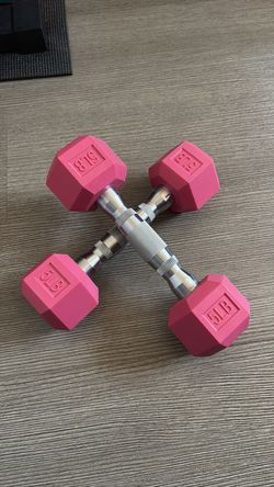 Dumbell Pair (5lbs, Pink)