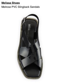 Melrose PVC Slingback Sandals