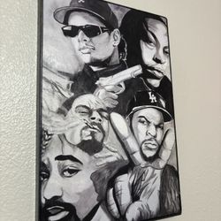 West Coast Rappers Painting