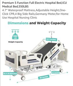 Medical Equipment & Supplies - Electrical Hospital Bed