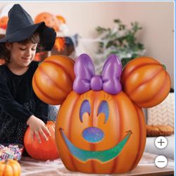 Disney Minnie Jack-O-Lantern Pumpkin