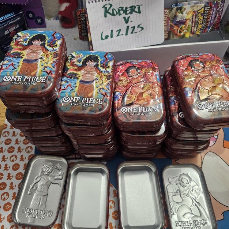One Piece Empty Tins