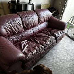 Burgundy/ Red Couch 