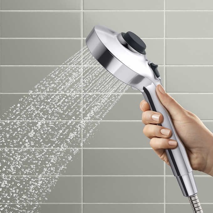 Kohler Prone 3-in-1 Multifunction Shower Head with PowerSweep, Chrome - Retail $99