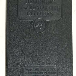  "Designing and Decorating Clothes", published around 1930 by the Woman's Institute of Domestic Arts & Sciences in Scranton, PA. This book is part of 