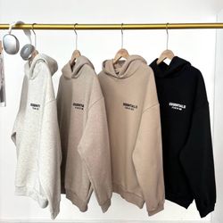 Fear Of God Essential Fleece Hoodie- FW24 100% AUTENTIC